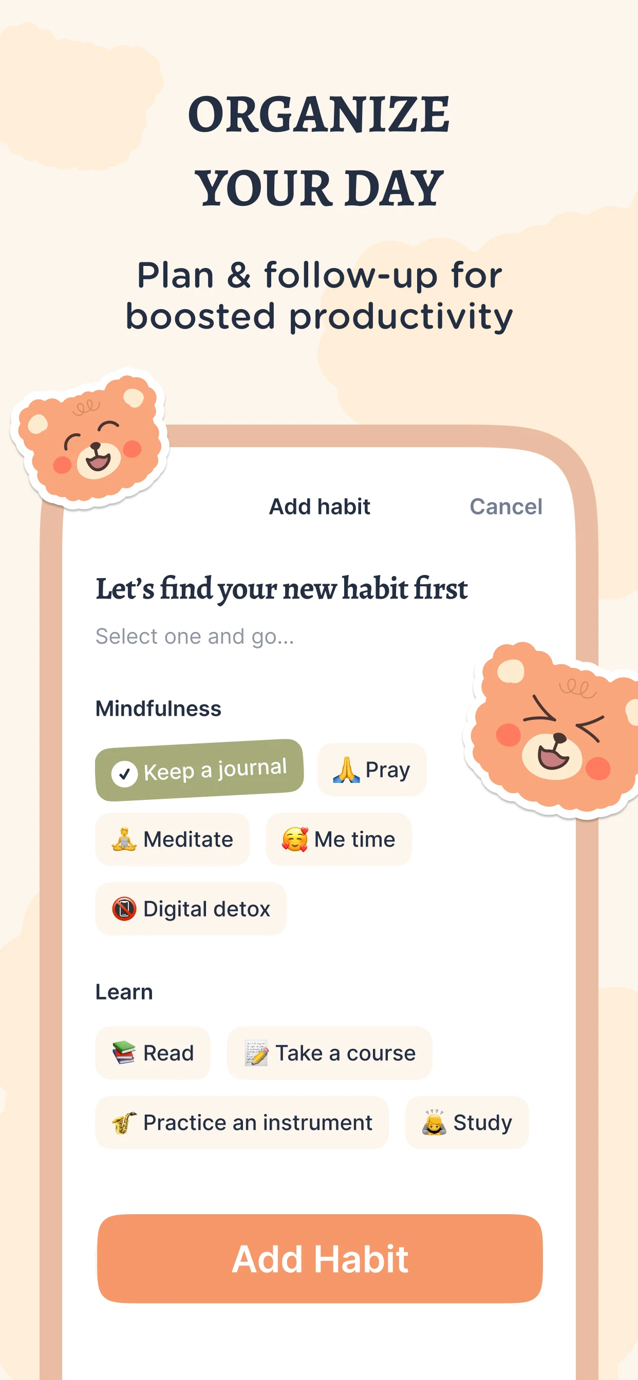 TeddyCare: Daily Routine Plan screenshot